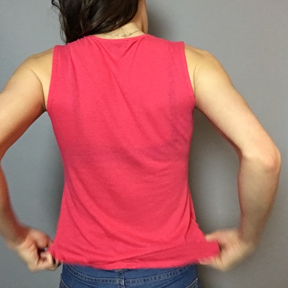 SOLD —- Express Ruffled Neckline Tank - Picture 4 of 4